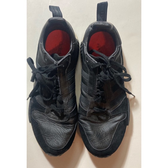 Adidas NMD R1 Black Leather. - Picture 2 of 5